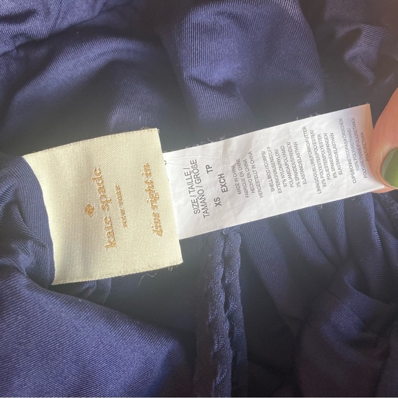 Kate Spade Maillot Navy Scallop One Piece Swim XS - Picture 8 of 8